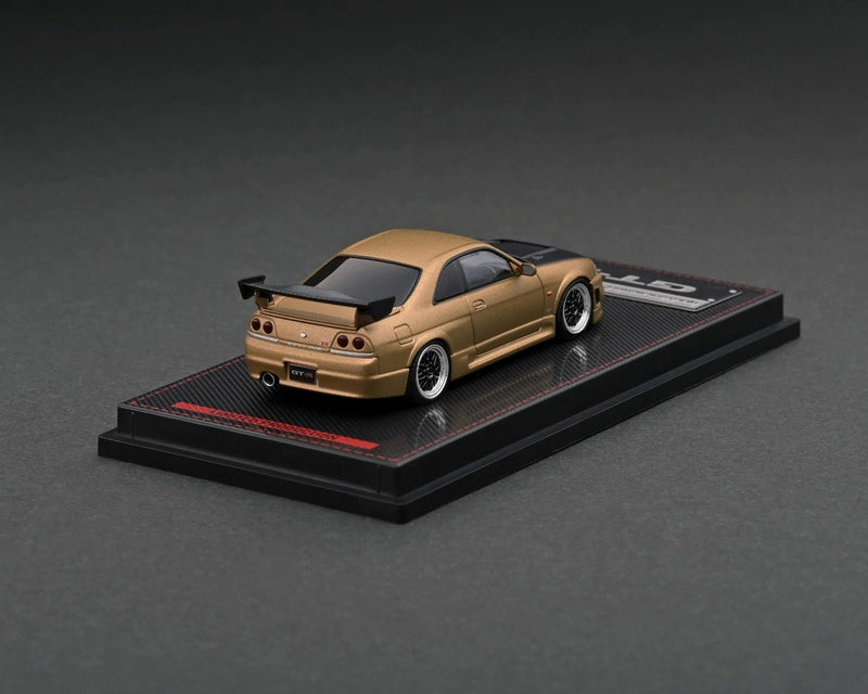 Ignition Model 1:64 Nissan Skyline GT-R (R33) 400R in Matte Gold