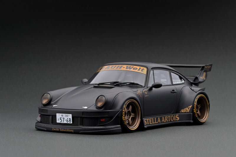 Ignition Model 1:43 Porsche 964 RWB in Matte Black