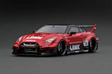 Ignition Model 1:43 Nissan GT-R GT 35GT-RR LB Works Silhouette in Red/Black
