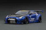 Ignition Model 1:43 Nissan Skyline GT-R R35 Type-2 LB-WORKS in Blue