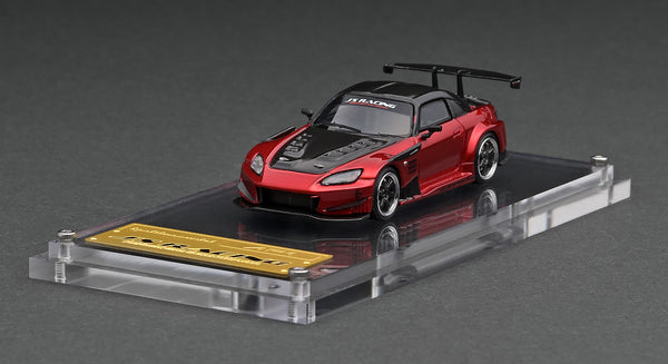 Ignition Model 1:64 Honda S2000 (AP1) J's Racing in Red Metallic