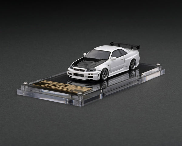 Ignition Model 1:64 Nissan Skyline GT-R (R34) R-Tune in White