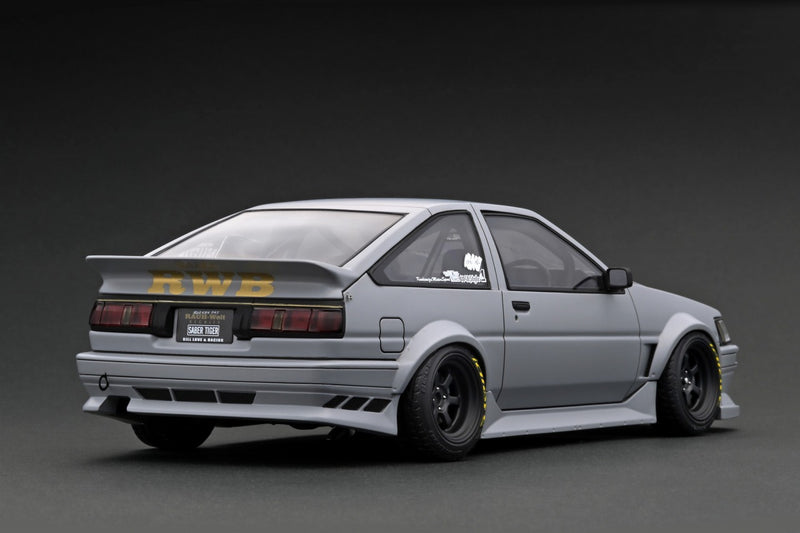 Ignition Model 1:18 Toyota AE86 RWB in Matte Gray