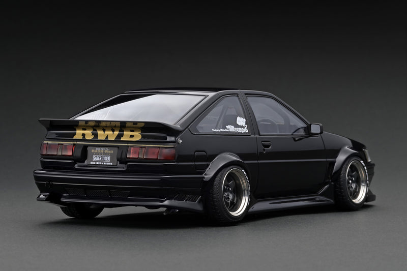 Ignition Model 1:18 Toyota AE86 RWB in Black