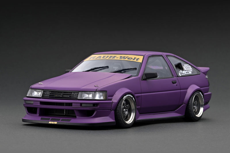 Ignition Model 1:18 Toyota AE86 RWB in Matte Purple