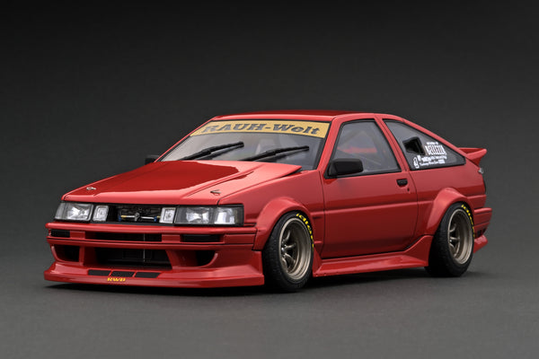 Ignition Model 1:18 Toyota AE86 RWB in Red