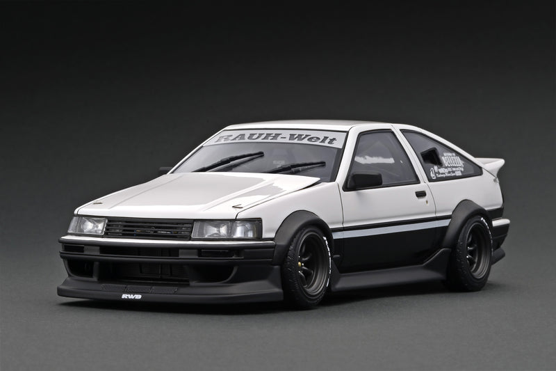 Ignition Model 1:18 Toyota AE86 RWB in White & Black