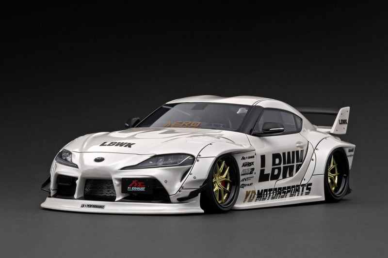 Ignition Model 1:18 Toyota GR Supra (A90) LB-WORKS in White