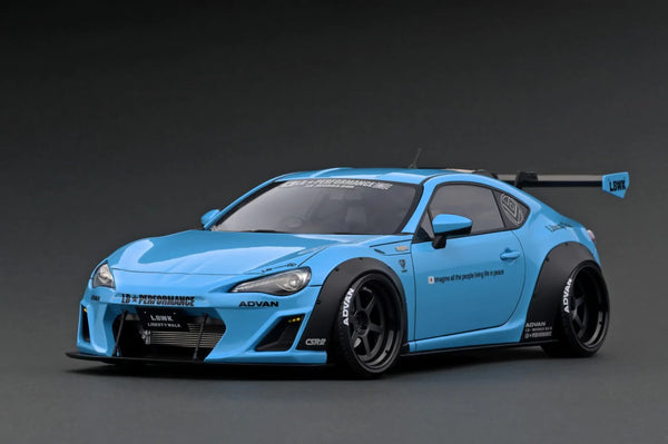 Ignition Model 1:18 Toyota 86 LBWK Full Complete V1 in Light Blue