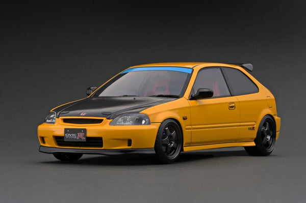 Ignition Model 1:18 Honda Civic (EK9) Type-R in Yellow