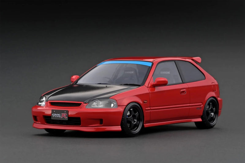 Ignition Model 1:18 Honda Civic (EK9) Type-R in Red