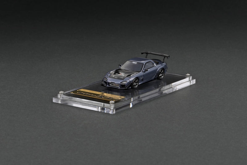 Ignition Model 1:64 Mazda RX-7 (FD3S) FEED 魔王 in Gun Metallic