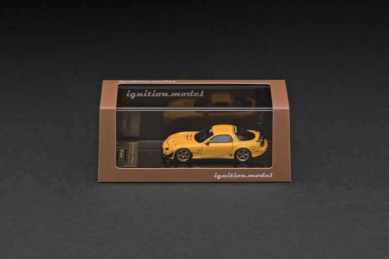 Ignition Model 1:64 Mazda RX-7 (FD3S) FEED in Yellow