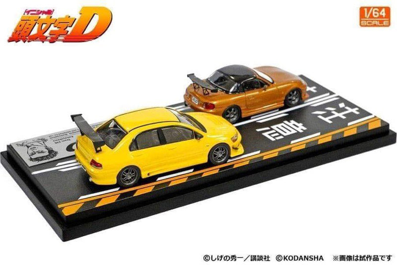 Initial D Set Volume 6 Satoshi Omiya Roadster (NB8C) VS Kobayakawa Lancer Evolution VII