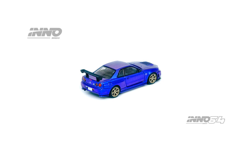 INNO64 1:64 Nissan Skyline GT-R (R34) in Midnight Purple II