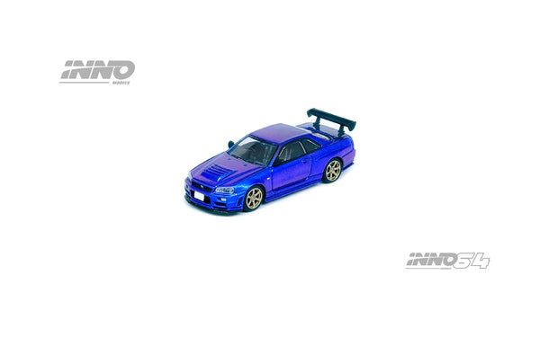 INNO64 1:64 Nissan Skyline GT-R (R34) in Midnight Purple II