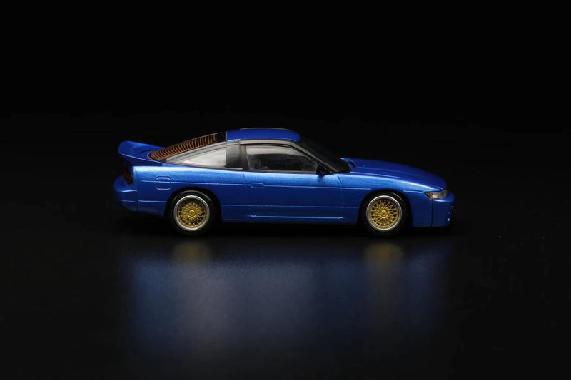 Peako Models 1:64 Nissan Sileighty RPS13 (S13) in Blue