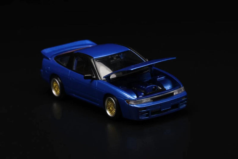 Peako Models 1:64 Nissan Sileighty RPS13 (S13) in Blue