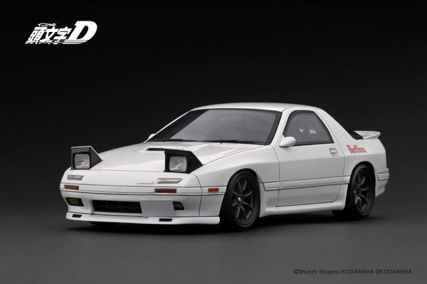 Ignition Model 1:18 INITIAL D Mazda Savanna RX-7 Infini (FC3S) in White