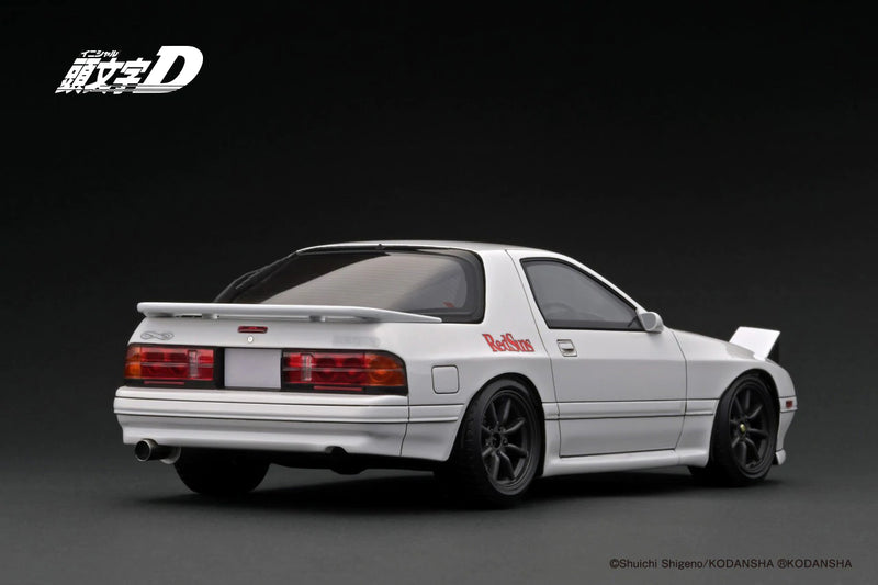 Ignition Model 1:18 INITIAL D Mazda Savanna RX-7 Infini (FC3S) in White