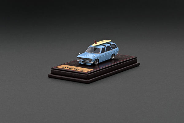 Ignition Model 1:64 Nissan Datsun Bluebird (510) Wagon in Light Blue