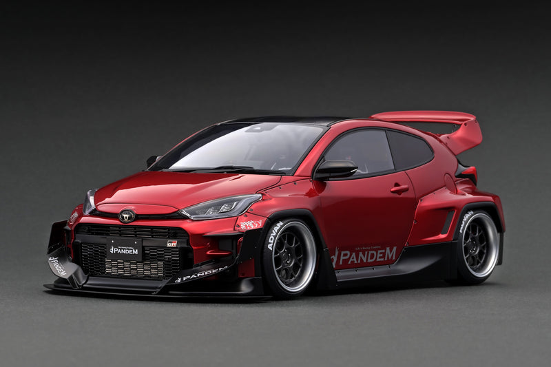 Ignition Model 1:18 Toyota GR Yaris (4BA) PANDEM in Red Metallic