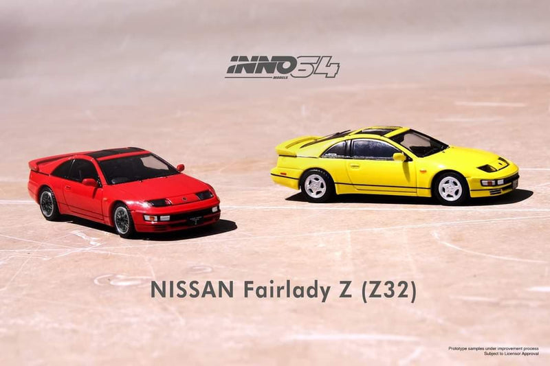 INNO64 1:64 Nissan Fairlady Z (Z32) in Yellow Pearl Glow