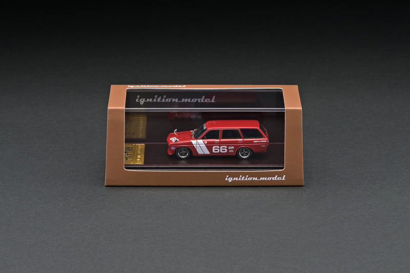 Ignition Model 1:64 Nissan Datsun Bluebird (510) Wagon in Red