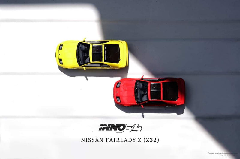 INNO64 1:64 Nissan Fairlady Z (Z32) in Yellow Pearl Glow