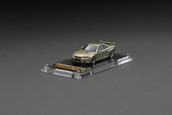 Ignition Model 1:64 Nissan Skyline GT-R (R34) V Spec II in Millennium Jade