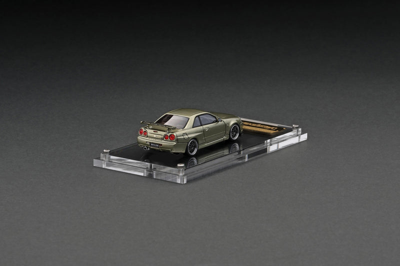 Ignition Model 1:64 Nissan Skyline GT-R (R34) V Spec II in Millennium Jade