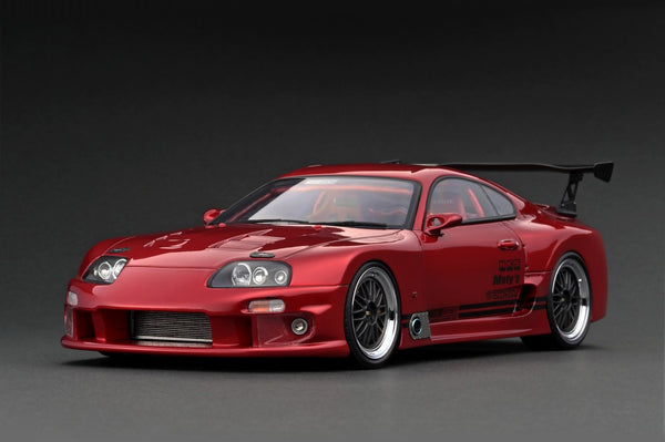 Ignition Model 1:18 Toyota Supra (JZA80) Top Secret GT300 in Red Metallic