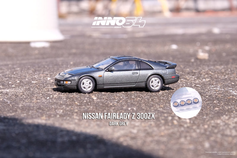 INNO64 1:64 Nissan 300ZX 2+2 (Z32) in Oxford Grey Metallic