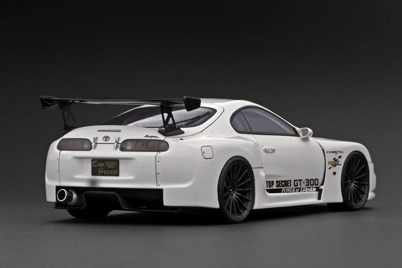 Ignition Model 1:18 Toyota Supra (JZA80) Top Secret GT300 in White