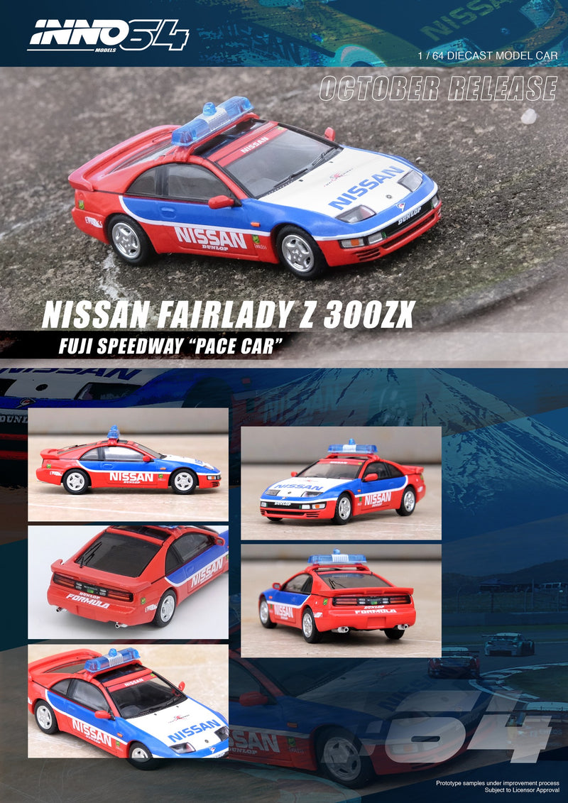 INNO64 1:64 Nissan Fairlady Z (Z32) Fuji Speedway "Pace Car"