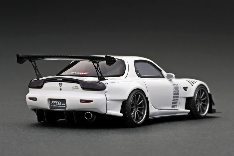 Ignition Model 1:43 Mazda RX-7 (FD3S) FEED Afflux GT3 in White