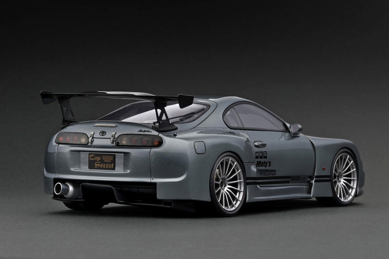 Ignition Model 1:18 Toyota Supra (JZA80) Top Secret GT300 in Gun Metallic