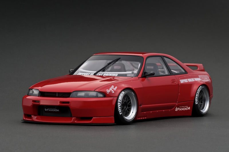 Ignition Model 1:18 Nissan Skyline GT-R (BNCR33) Pandem in Red