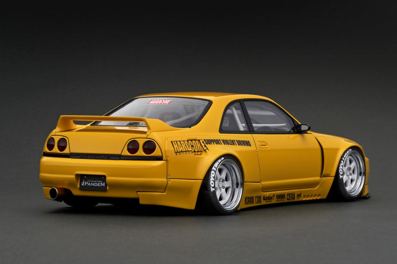 Ignition Model 1:18 Nissan Skyline GT-R (BNCR33) Pandem in Yellow