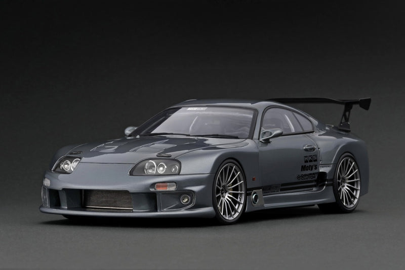 Ignition Model 1:18 Toyota Supra (JZA80) Top Secret GT300 in Gun Metallic