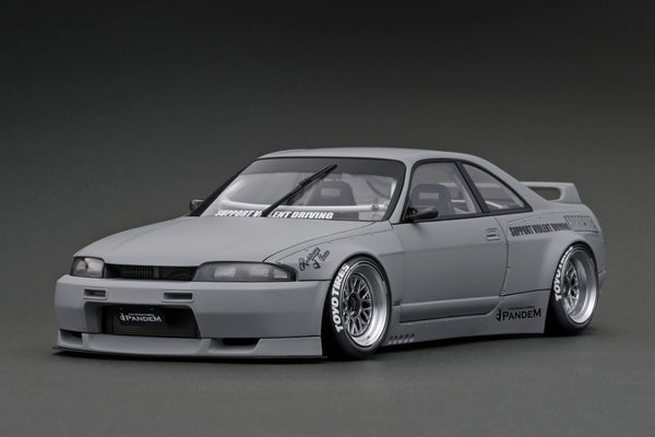 Ignition Model 1:18 Nissan Skyline GT-R (BNCR33) Pandem in Matte Gray