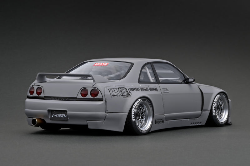 Ignition Model 1:18 Nissan Skyline GT-R (BNCR33) Pandem in Matte Gray