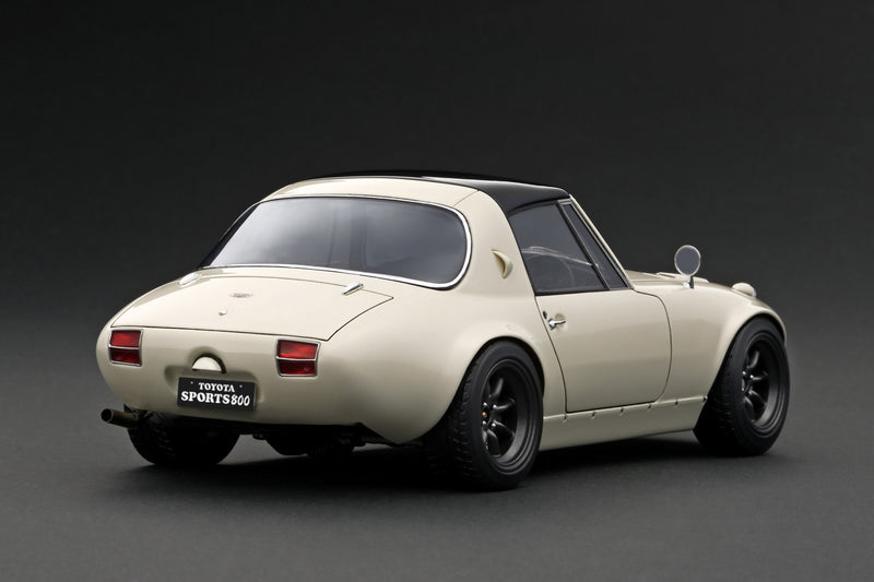 Ignition Model 1:18 Toyota Sports 800 NOB Hachi Version in White