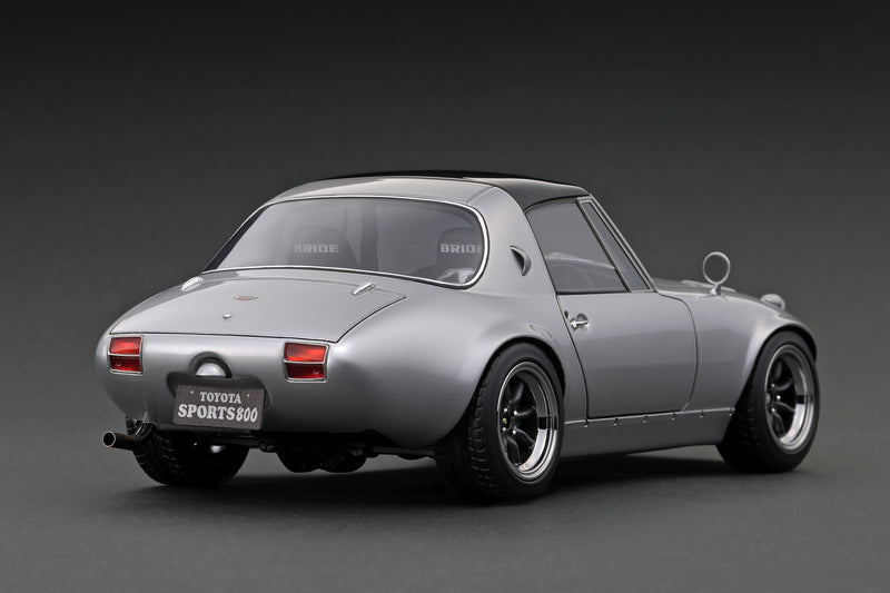 Ignition Model 1:18 Toyota Sports 800 NOB Hachi Version in Silver