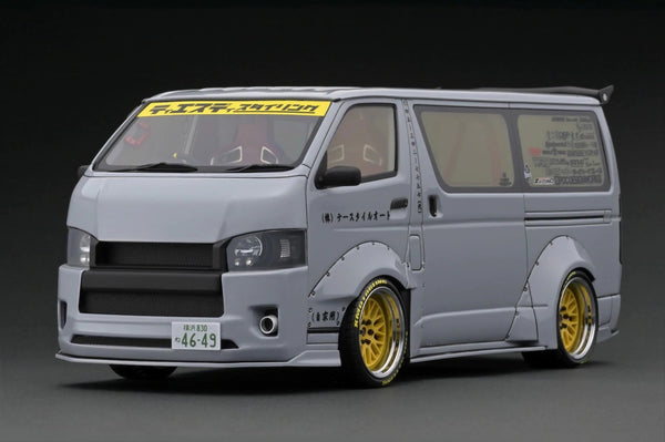 Ignition Model 1:18 T.S.D. Works Toyota HiACE in Gray