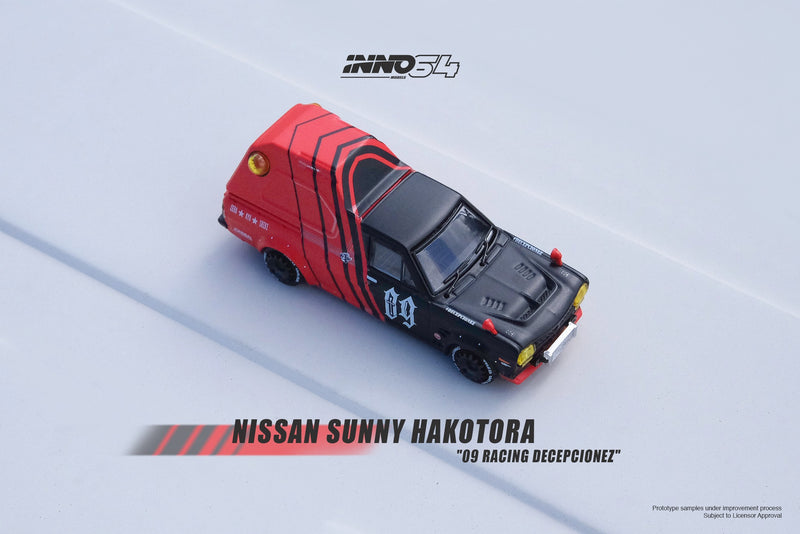 INNO64 1:64 Nissan Sunny "Hakotora" 09 Racing DECEPCIONEZ