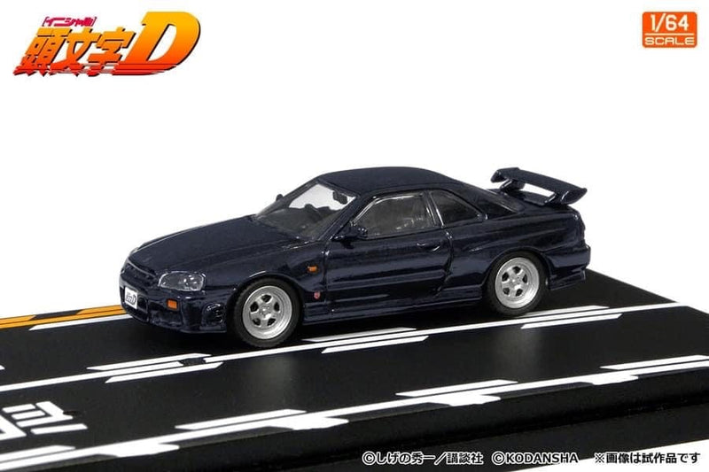 Initial D 1:64 Set Vol.11 4th Stage Suetsugu Tooru Roadster (NA6CE) Red & Atsuro Kawai Skyline (ER34)