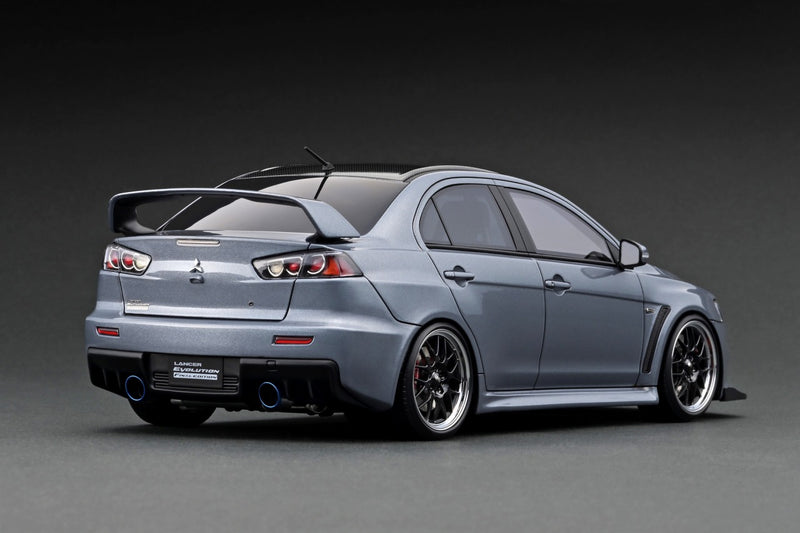 Ignition Model 1:18 Mitsubishi Lancer Evolution X (CZ4A) in Gray Metallic