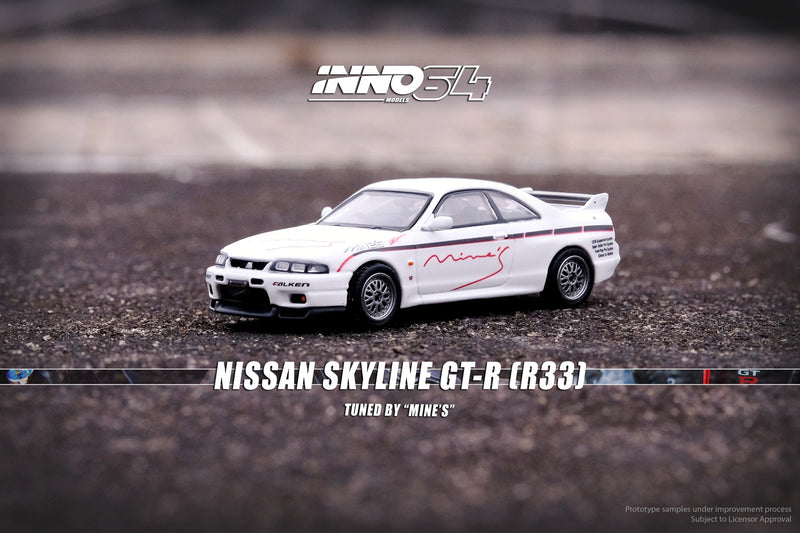 INNO64 1:64 Nissan Skyline GT-R (R33) Tuned by "MINE'S"