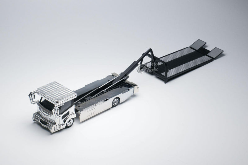 Micro Turbo 1:64 Dekatora Flatbed Transport Truck